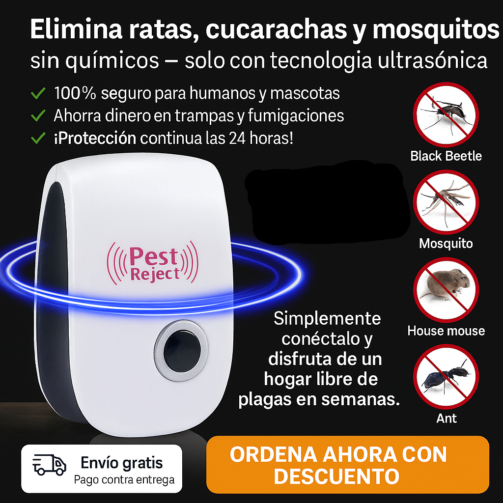 ⛔REPELENTE ULTRASONICO DE INSECTOS⛔